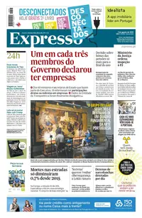 Capa do Expresso de quinta-feira, 13 de agosto de 2026
