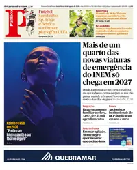 Capa do Público de sexta-feira, 14 de agosto de 2026