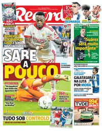Capa do Record de sexta-feira, 14 de agosto de 2026