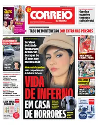 Capa do Correio da Manhã de sábado, 15 de agosto de 2026