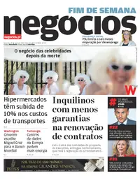 Capa do Jornal de Negócios