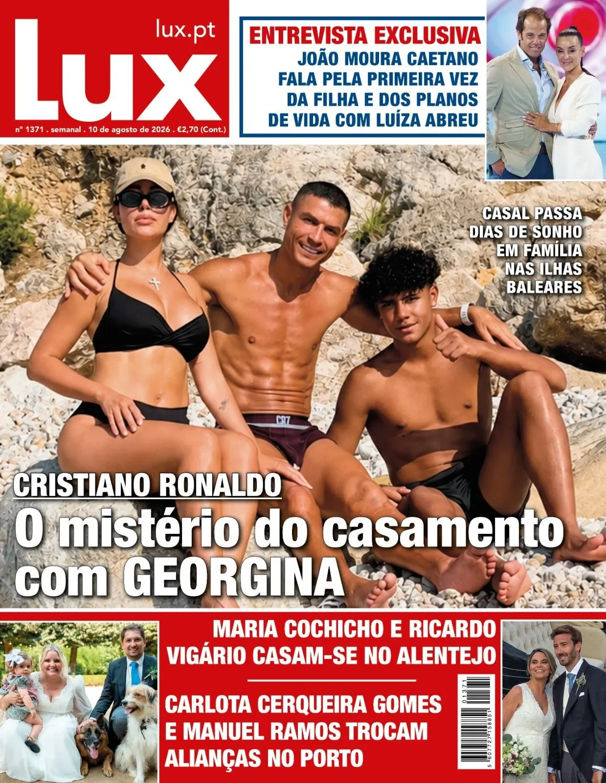 Capa do Lux de sábado, 15 de agosto de 2026