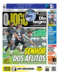 Capa do O Jogo de sábado, 15 de agosto de 2026