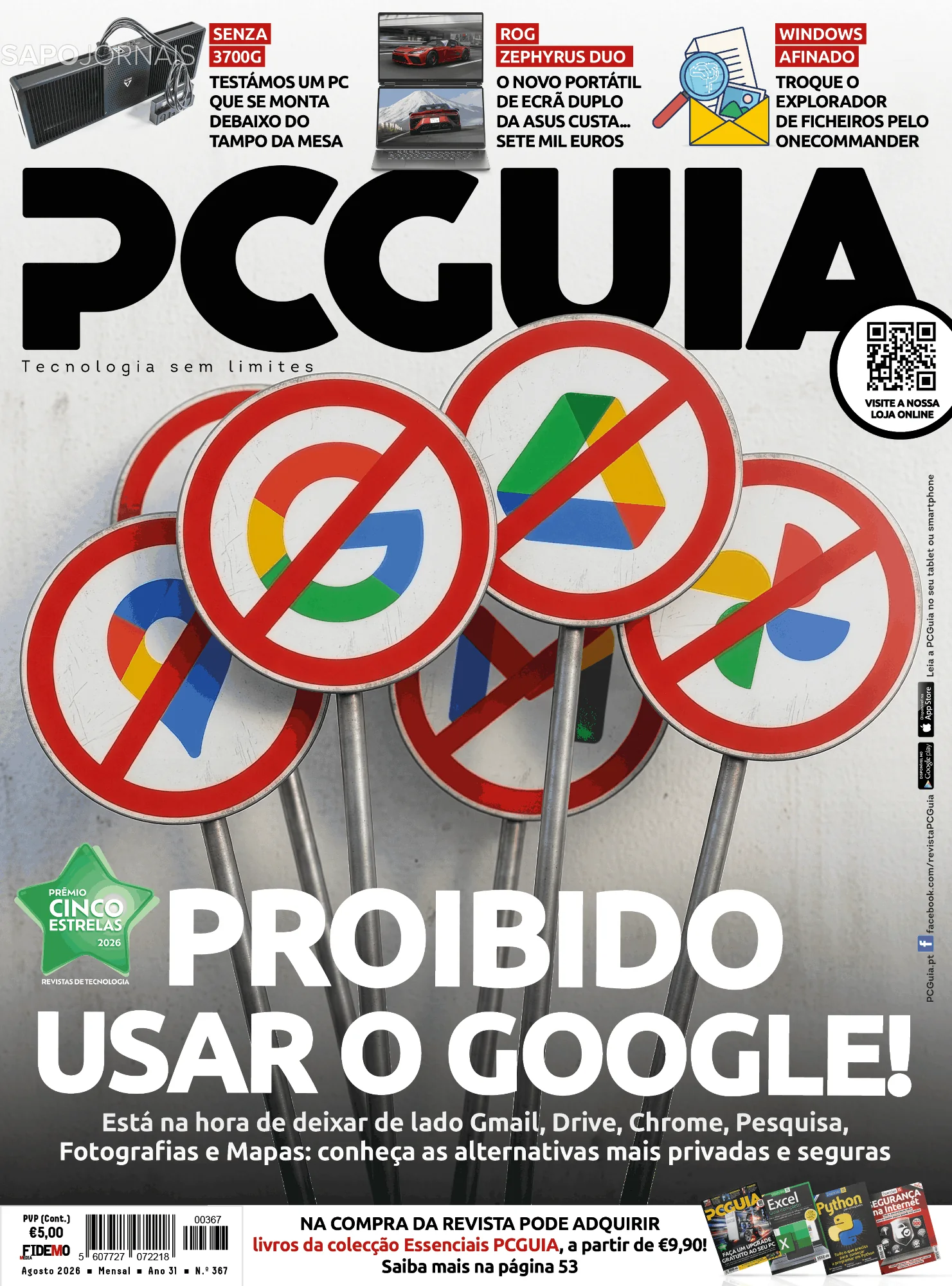 Capa do PC Guia de sábado, 15 de agosto de 2026