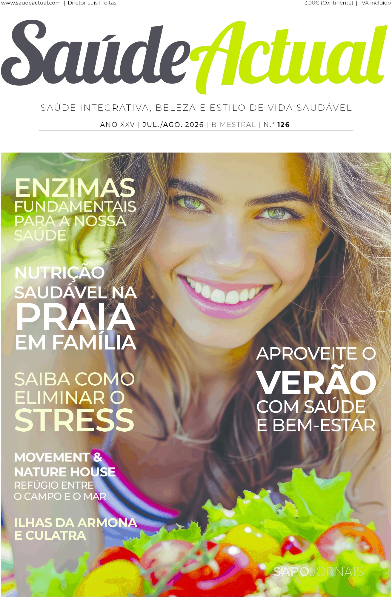 Capa do Saúde Actual de sábado, 15 de agosto de 2026