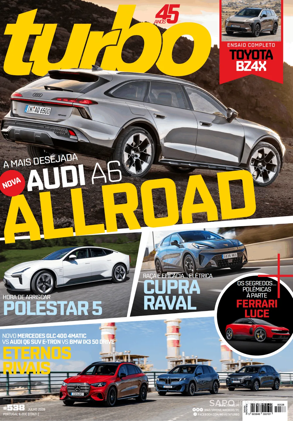 Capa do Turbo de sábado, 15 de agosto de 2026
