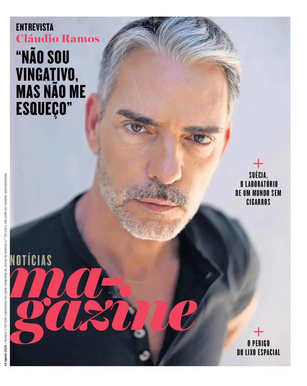 Capa do Notícias Magazine de domingo, 16 de agosto de 2026