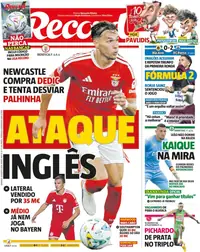 Capa do Record de domingo, 16 de agosto de 2026