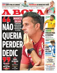 Capa do A Bola de segunda-feira, 17 de agosto de 2026