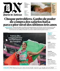 Capa do Diário de Notícias de segunda-feira, 17 de agosto de 2026