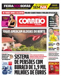 Capa do Correio da Manhã de quarta-feira, 19 de agosto de 2026