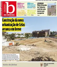 Capa do Diário As Beiras de quarta-feira, 19 de agosto de 2026