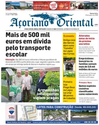 Capa do Açoriano Oriental