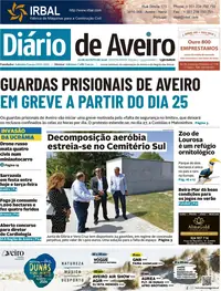 Capa do Diário de Aveiro