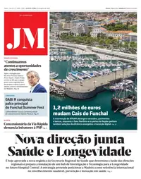 Capa do Jornal da Madeira