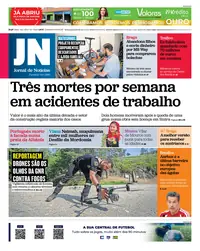 Capa do Jornal de Notícias de quinta-feira, 20 de agosto de 2026