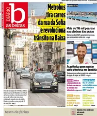 Capa do Diário As Beiras