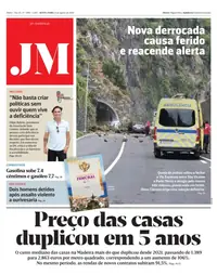 Capa do Jornal da Madeira