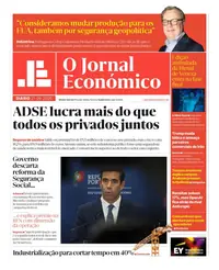 Capa do Jornal Económico de domingo, 23 de agosto de 2026