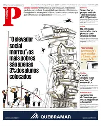 Capa do Público de domingo, 23 de agosto de 2026