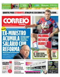 Capa do Correio da Manhã de terça-feira, 25 de agosto de 2026