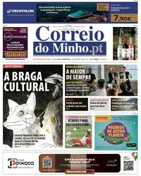 Capa do Correio do Minho de quarta-feira, 26 de agosto de 2026