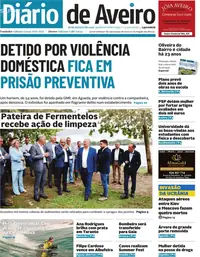Capa do Diário de Aveiro de quarta-feira, 26 de agosto de 2026