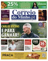 Capa do Correio do Minho