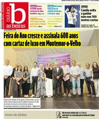 Capa do Diário As Beiras