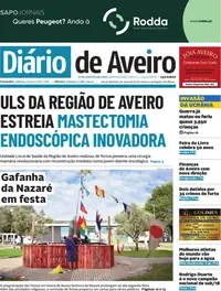 Capa do Diário de Aveiro