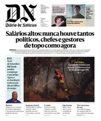Capa do Diário de Notícias de quinta-feira, 27 de agosto de 2026