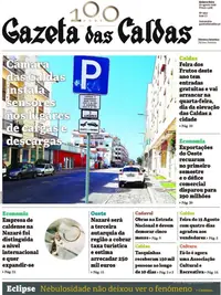 Capa do Gazeta das Caldas de quinta-feira, 27 de agosto de 2026