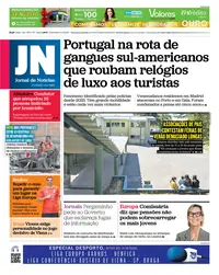 Capa do Jornal de Notícias de quinta-feira, 27 de agosto de 2026