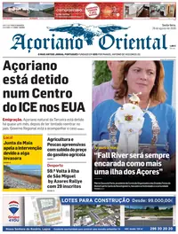 Capa do Açoriano Oriental