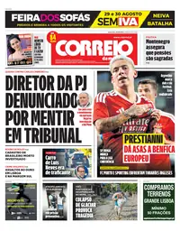Capa do Correio da Manhã