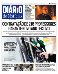 Capa do Diário de Notícias da Madeira