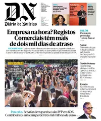 Capa do Diário de Notícias de sexta-feira, 28 de agosto de 2026