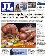 Capa do Jornal de Leiria de sexta-feira, 28 de agosto de 2026