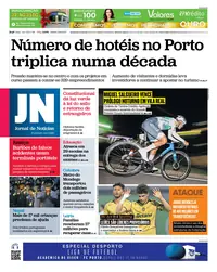 Capa do Jornal de Notícias de sábado, 29 de agosto de 2026