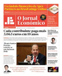 Capa do Jornal Económico de sábado, 29 de agosto de 2026