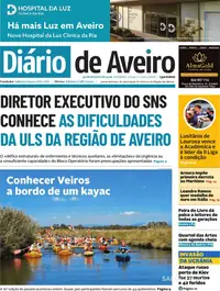 Capa do Diário de Aveiro de domingo, 30 de agosto de 2026