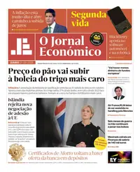 Capa do Jornal Económico de segunda-feira, 31 de agosto de 2026