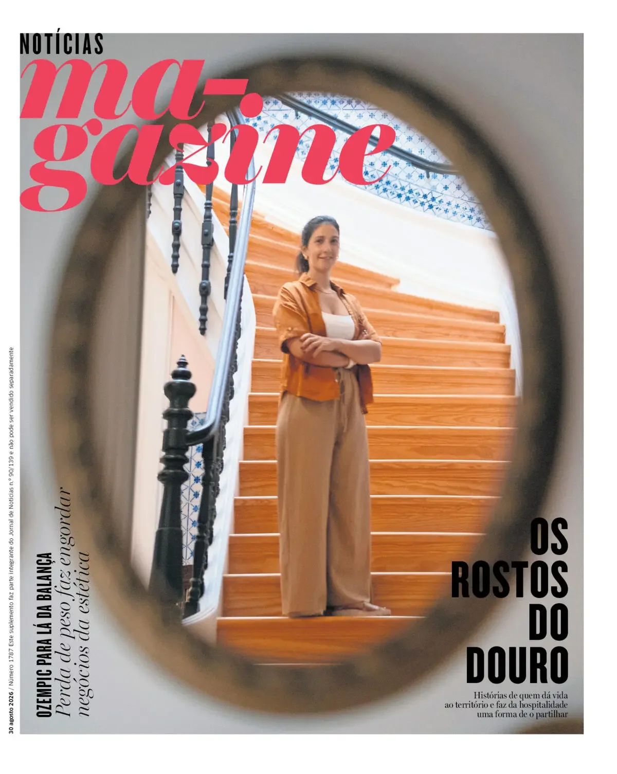 Capa do Notícias Magazine de segunda-feira, 31 de agosto de 2026