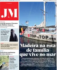 Capa do Jornal da Madeira de terça-feira, 1 de setembro de 2026