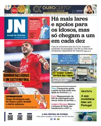 Capa do Jornal de Notícias de terça-feira, 1 de setembro de 2026