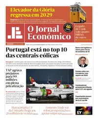 Capa do Jornal Económico de terça-feira, 1 de setembro de 2026
