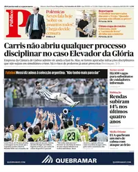 Capa do Público de terça-feira, 1 de setembro de 2026