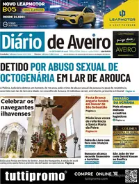 Capa do Diário de Aveiro de quarta-feira, 2 de setembro de 2026