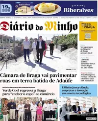 Capa do Diário do Minho de quinta-feira, 3 de setembro de 2026