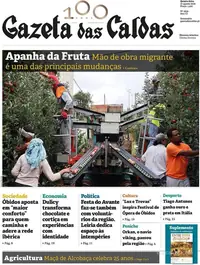 Capa do Gazeta das Caldas de quinta-feira, 3 de setembro de 2026